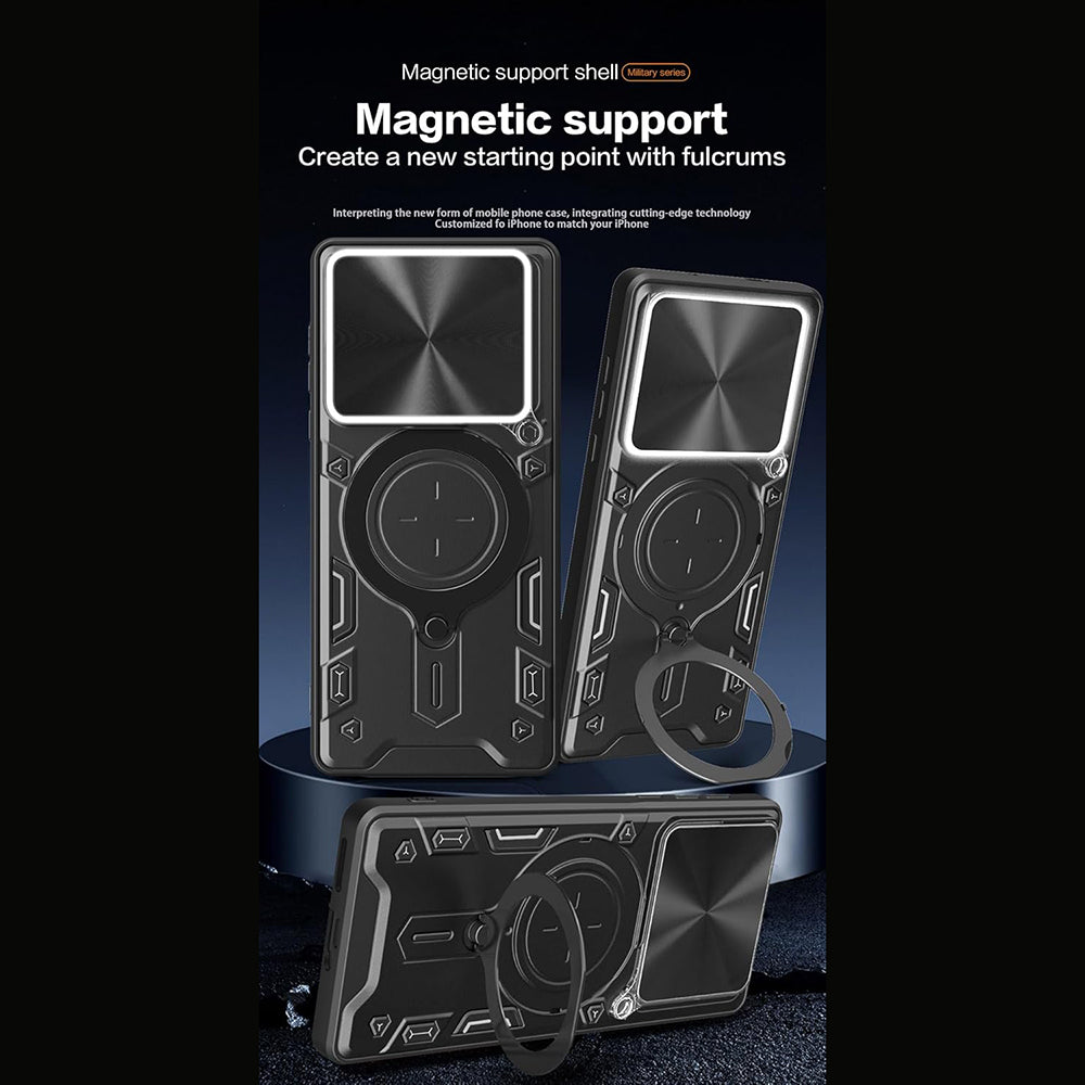 Hülle für Motorola Edge 70, Techsuit, CamGuard Pro, Blau