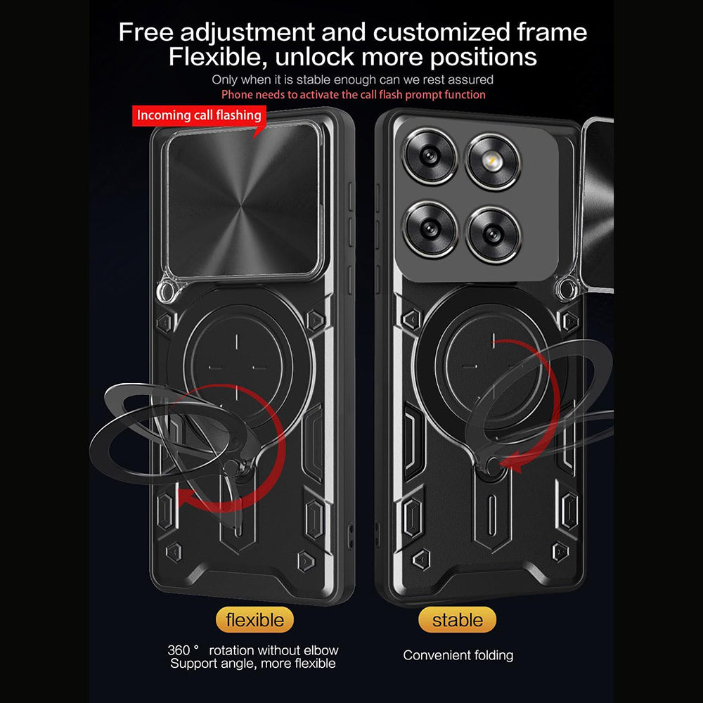 Hoes voor Motorola Edge 70, Techsuit, CamGuard Pro, Rood