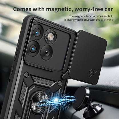 Hoes voor Motorola Edge 70, Techsuit, CamShield, Goud