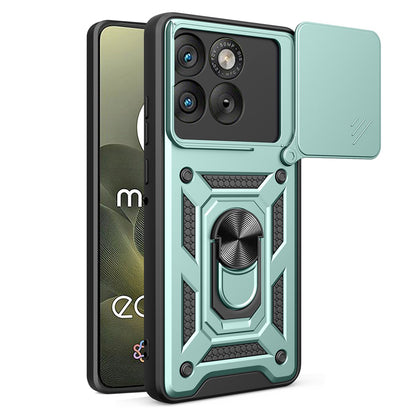Hülle für Motorola Edge 70, Techsuit, CamShield, Grün