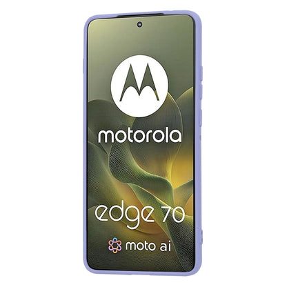 Hülle für Motorola Edge 70, Techsuit, SoftFlex, Helles Lila