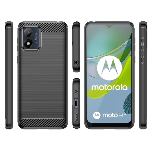 Hoes voor Motorola Moto E13, OEM, Carbon, Zwart