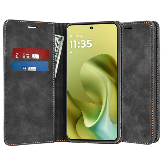 Hoes voor Motorola Moto G86, Techsuit, Confy, Zwart