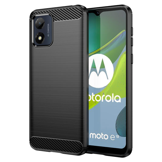 Hoes voor Motorola Moto E13, OEM, Carbon, Zwart