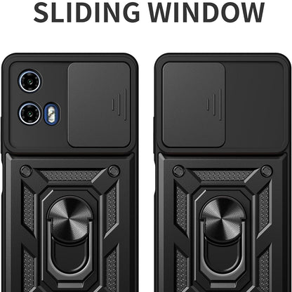 Hoesje voor Motorola Moto G15 / G15 Power, Techsuit, CamShield, Zwart
