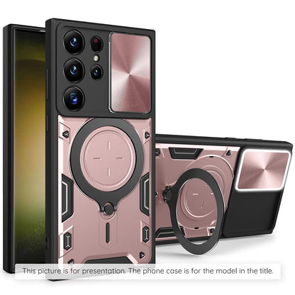 Coque pour Motorola Moto E15 / G05, Techsuit, CamGuard Pro, Rose Doré