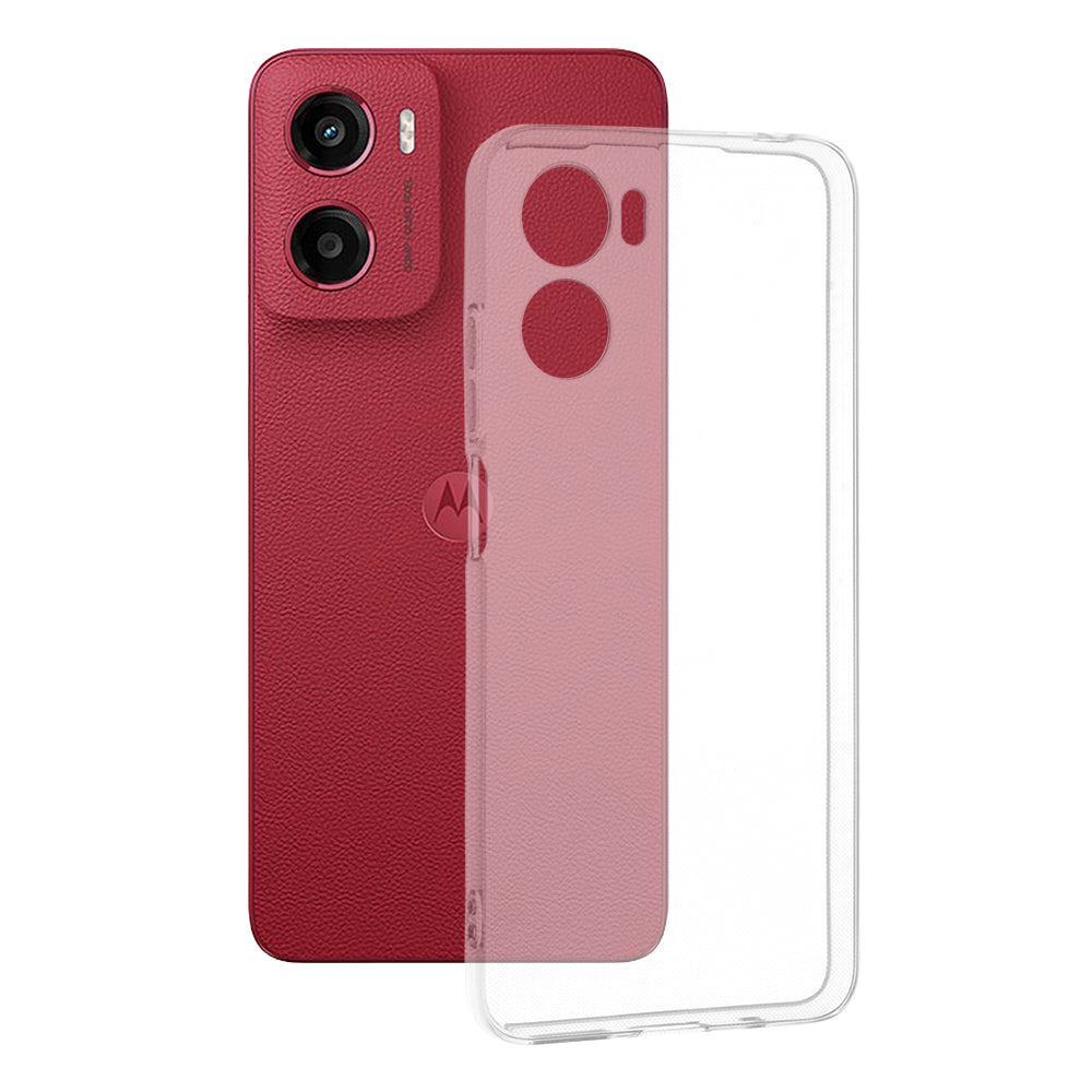 Case for Motorola Moto E15 / G05, Techsuit, Clear, Transparent