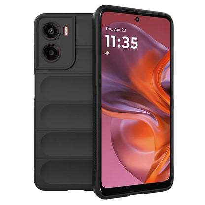 Coque pour Motorola Moto E15 / G05, Techsuit, Magic Shield, Noire
