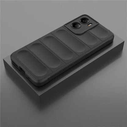 Coque pour Motorola Moto E15 / G05, Techsuit, Magic Shield, Noire