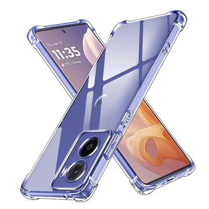 Hülle für Motorola Moto E15 / G05, Techsuit, stoßfest klar, transparent