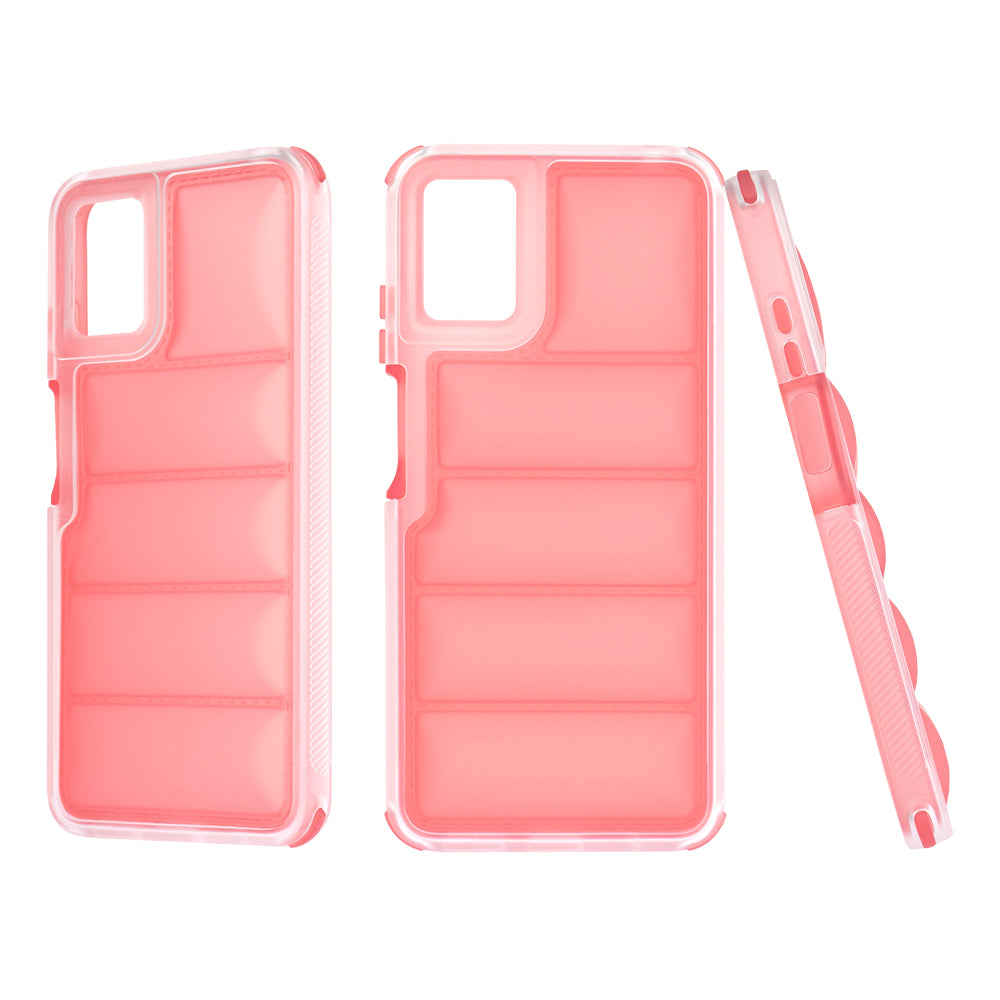 Coque pour Motorola Moto E22i / E22, Techsuit, Wave Shield, Rouge