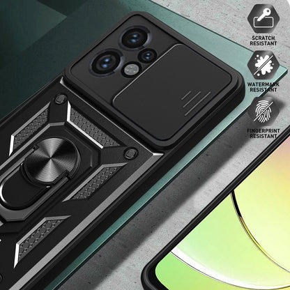 Hülle für Motorola Moto G04s / E14 / G04 / G24, Techsuit, CamShield, Blau