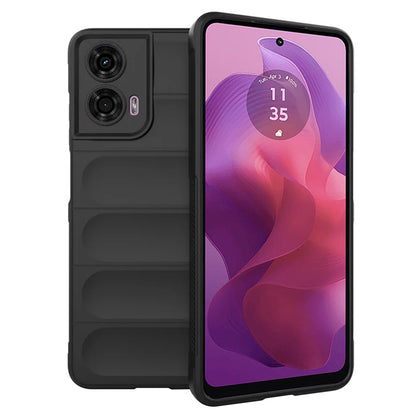Hülle für Motorola Moto G04s / E14 / G04 / G24, Techsuit, Magic Shield, Schwarz