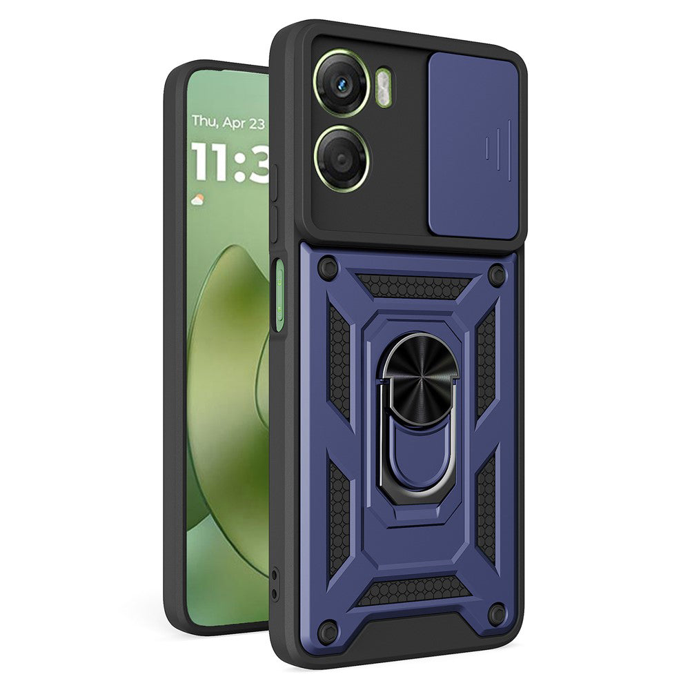 Étui pour Motorola Moto G06, Techsuit, CamShield, Bleu