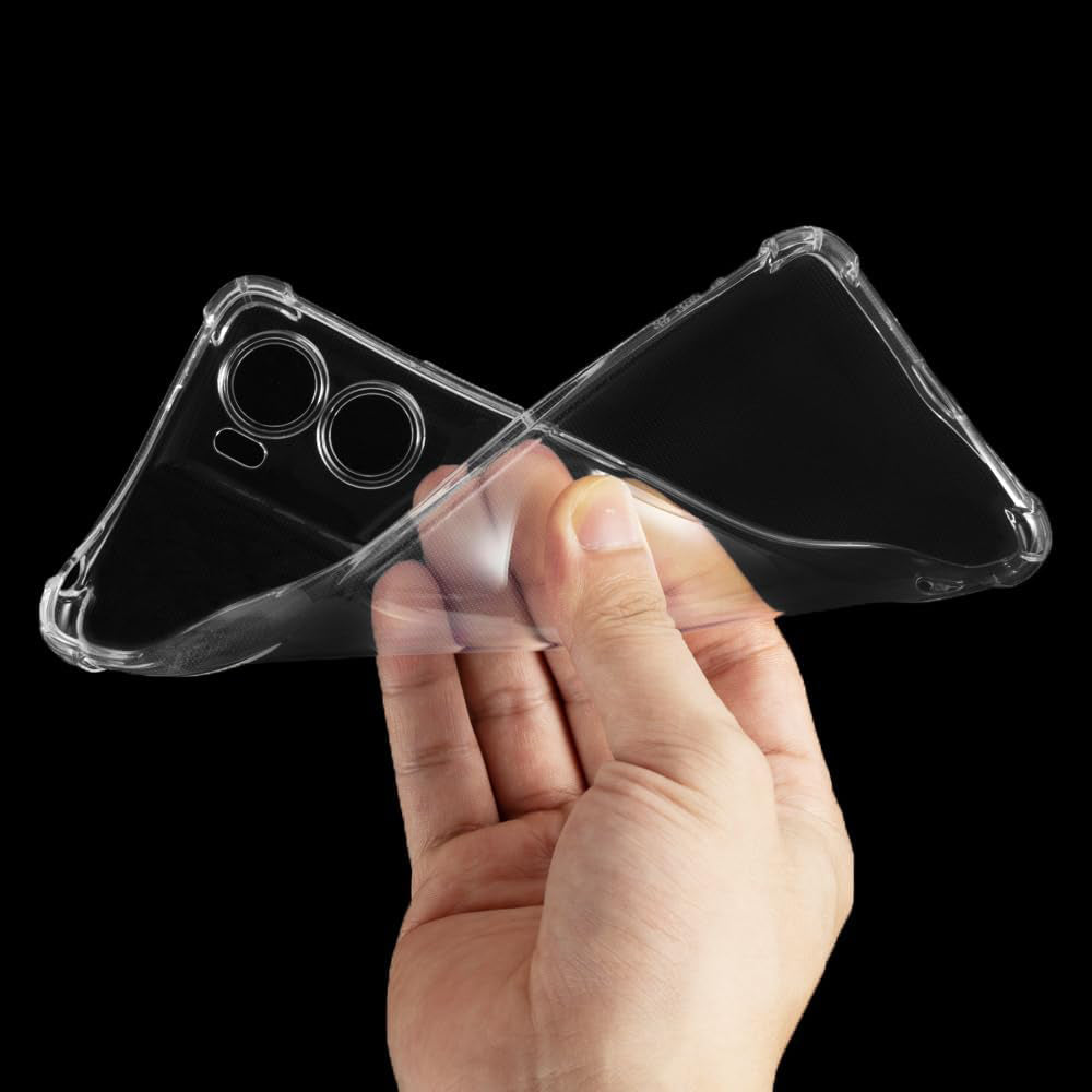 Hülle für Motorola Moto G06, Techsuit, stoßfest klar, transparent