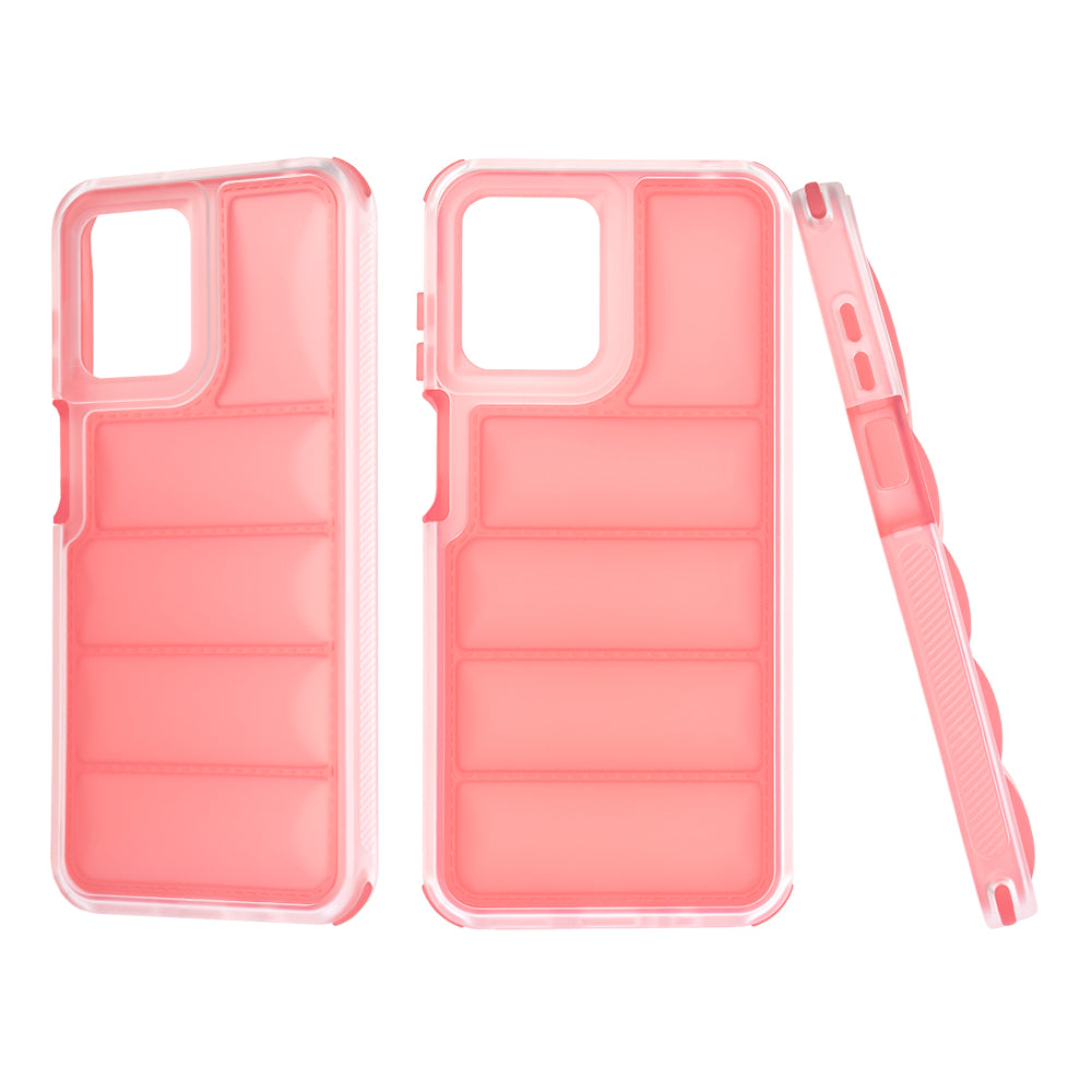 Hülle für Motorola Moto G13 / G23 / G53, Techsuit, Wave Shield, Rot