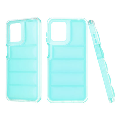 Hoes voor Motorola Moto G13 / G23 / G53, Techsuit, Wave Shield, Turkoois