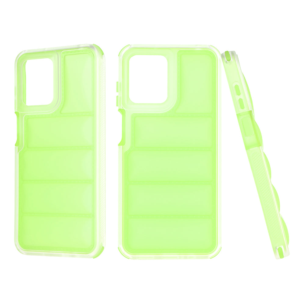 Hoes voor Motorola Moto G13 / G23 / G53, Techsuit, Wave Shield, Groen