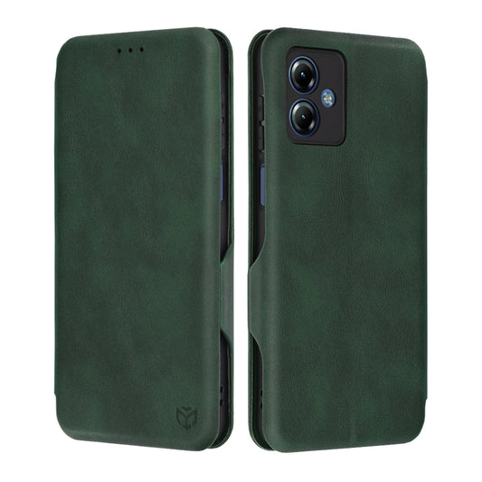Coque pour Motorola Moto G14, Techsuit, Safe Wallet Plus, Vert