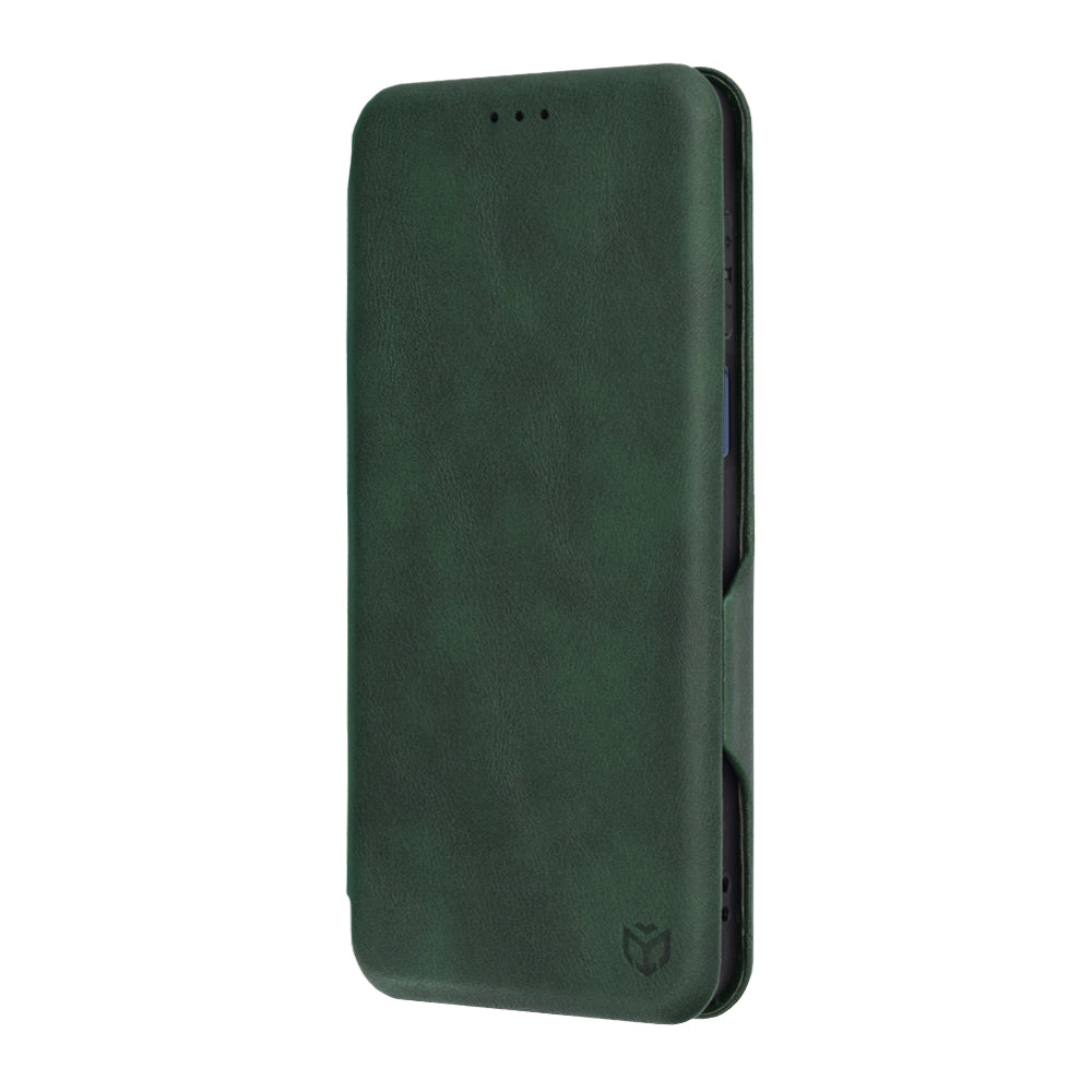 Coque pour Motorola Moto G14, Techsuit, Safe Wallet Plus, Vert