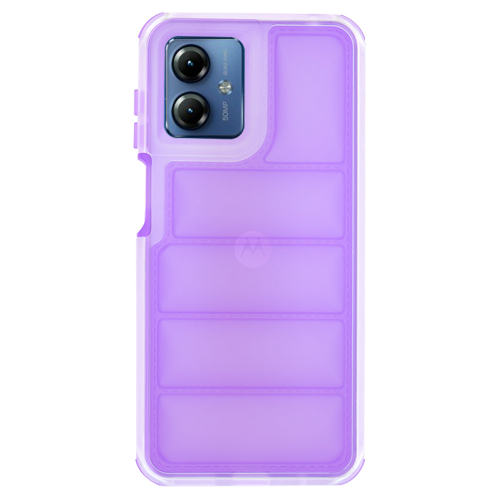 Coque pour Motorola Moto G14, Techsuit, Wave Shield, Violet