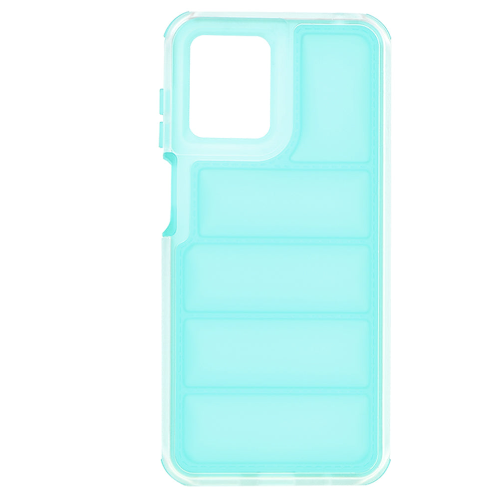 Hoes voor Motorola Moto G14, Techsuit, Wave Shield, Turkoois