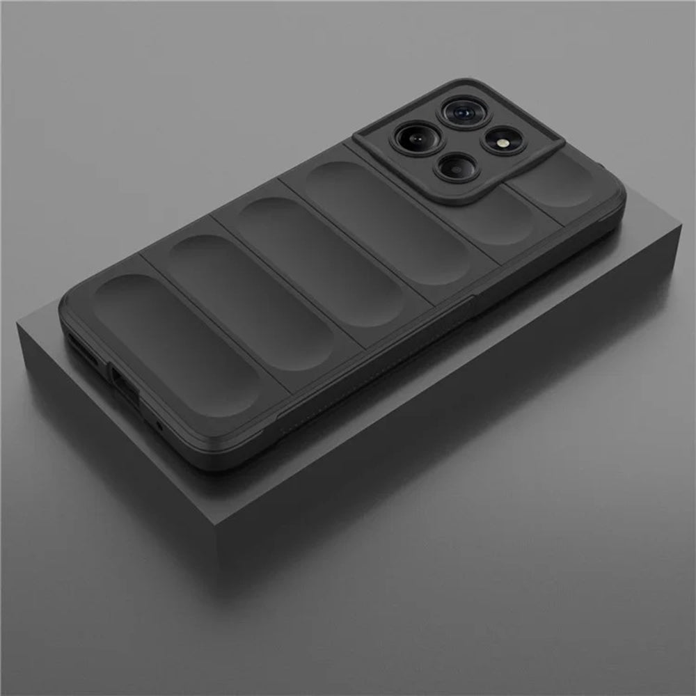 Coque pour Motorola Moto G15 / G15 Power, Techsuit, Magic Shield, Noire