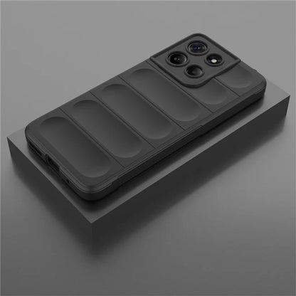 Coque pour Motorola Moto G15 / G15 Power, Techsuit, Magic Shield, Noire