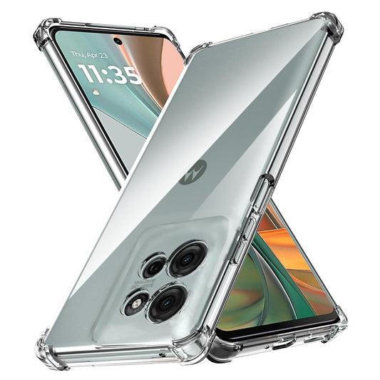 Hoes voor Motorola Moto G15 / G15 Power, Techsuit, Schokbestendig Transparant, Helder