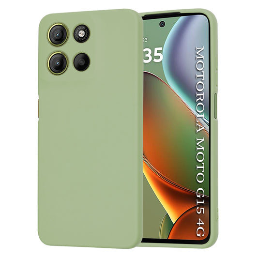 Hoes voor Motorola Moto G15 / G15 Power, Techsuit, SoftFlex, Matcha