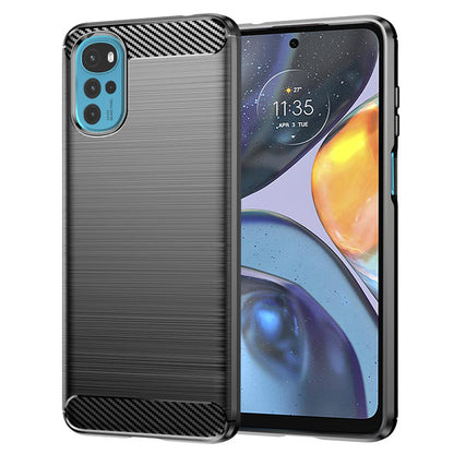Coque pour Motorola Moto G22, Techsuit, Carbone, Noire