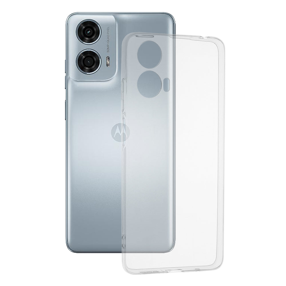 Hoes voor Motorola Moto G24 Power, Techsuit, Clear, Transparant