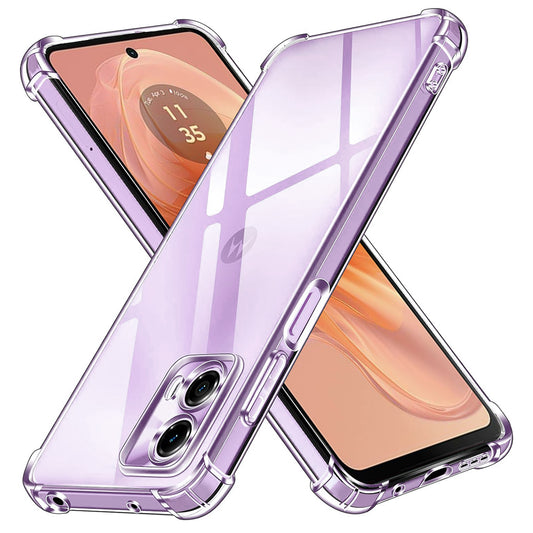 Hülle für Motorola Moto G24 Power, Techsuit, stoßfest klar, transparent