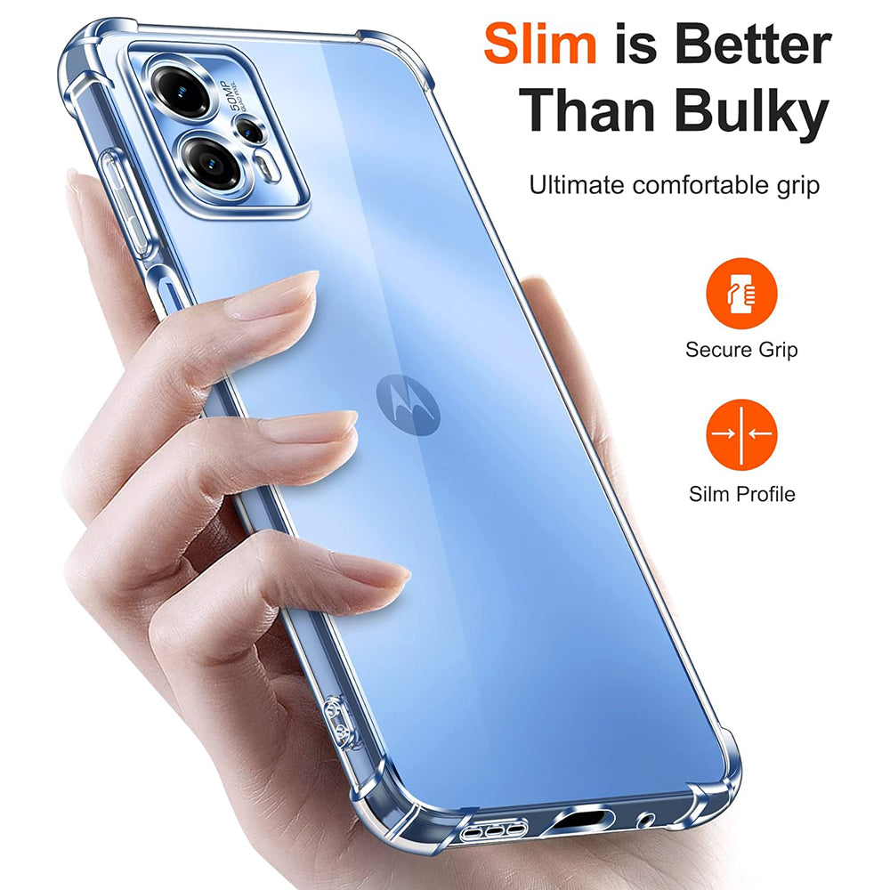 Coque pour Motorola Moto G24 Power, Techsuit, Antichoc Claire, Transparente