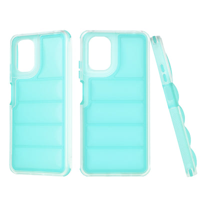 Hoes voor Motorola Moto G24 Power, Techsuit, Wave Shield, Turkoois