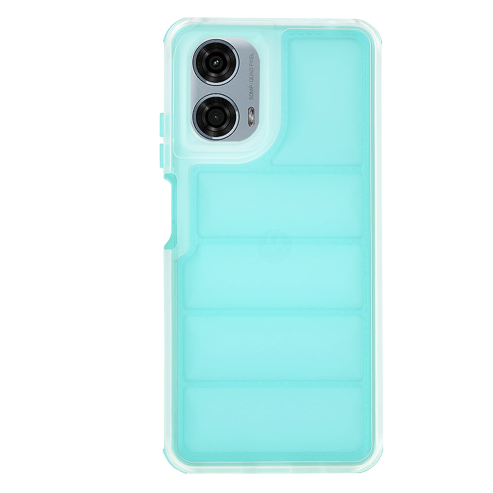 Hoes voor Motorola Moto G24 Power, Techsuit, Wave Shield, Turkoois