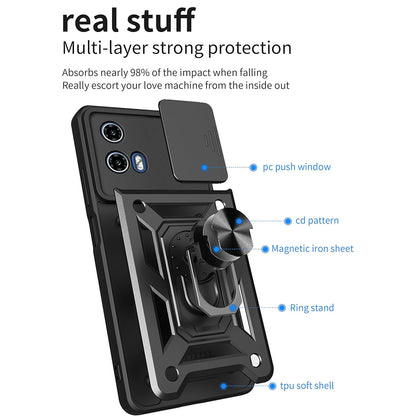 Case for Motorola Moto G31 / G41, Techsuit, CamShield, Black