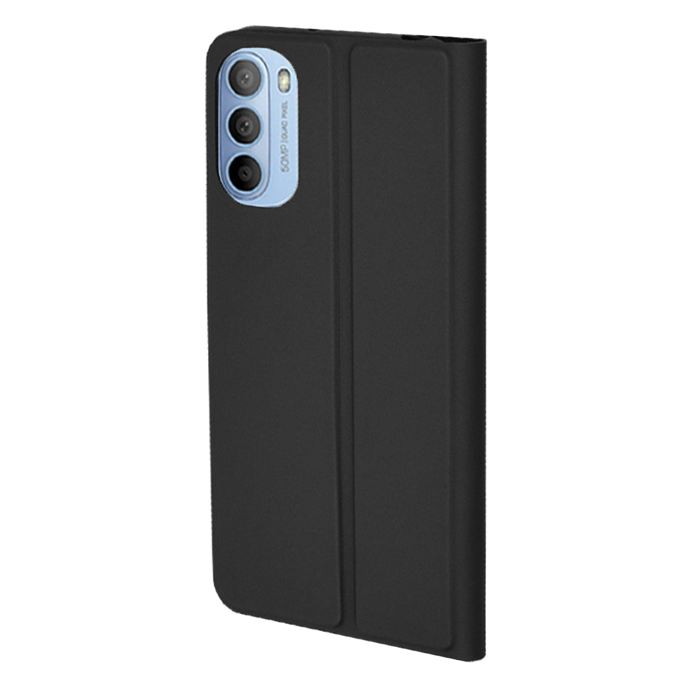Coque pour Motorola Moto G31 / G41, Techsuit, Magskin Book, Noire