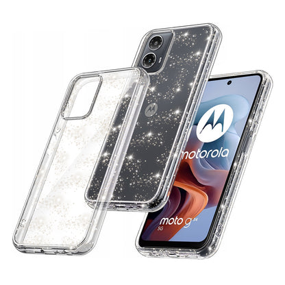 Coque pour Motorola Moto G45 / G34, Techsuit, SparkleSkin, Transparente
