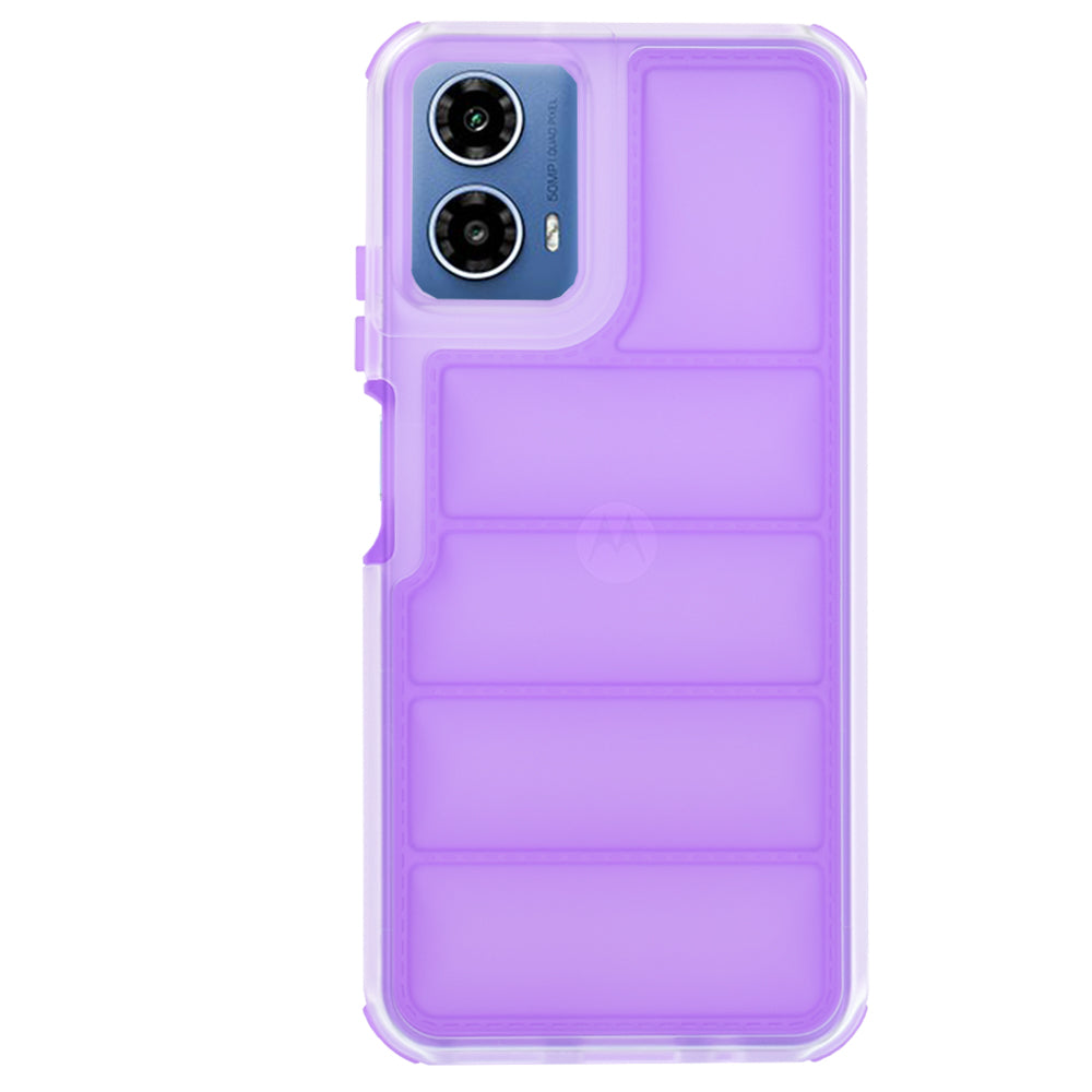 Coque pour Motorola Moto G45 / G34, Techsuit, Wave Shield, Violet