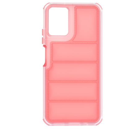 Hülle für Motorola Moto G45 / G34, Techsuit, Wave Shield, Rot