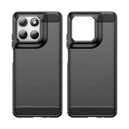 Hoes voor Motorola Moto G47 / G37 Power / G37 / G67 Power / G57 Power, Techsuit, Carbon, Zwart