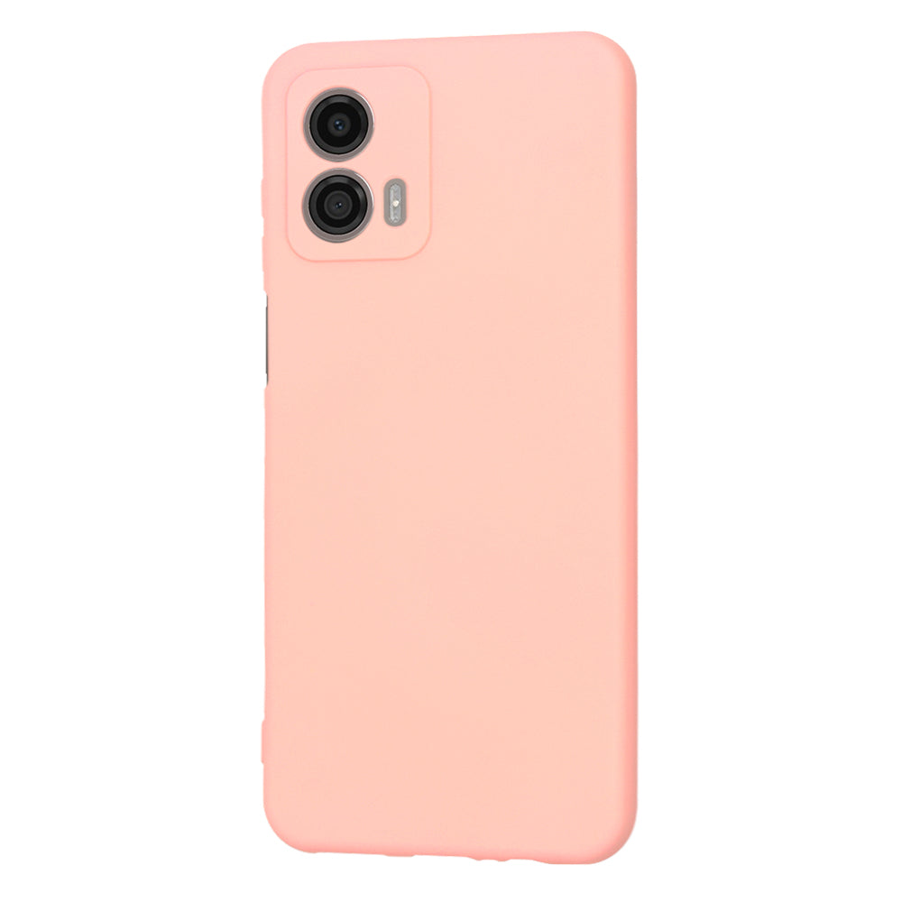 Hülle für Motorola Moto G53, Techsuit, SoftFlex, Hellrosa