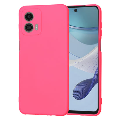 Coque pour Motorola Moto G53, Techsuit, SoftFlex, Rose Foncé