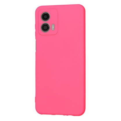 Coque pour Motorola Moto G53, Techsuit, SoftFlex, Rose Foncé