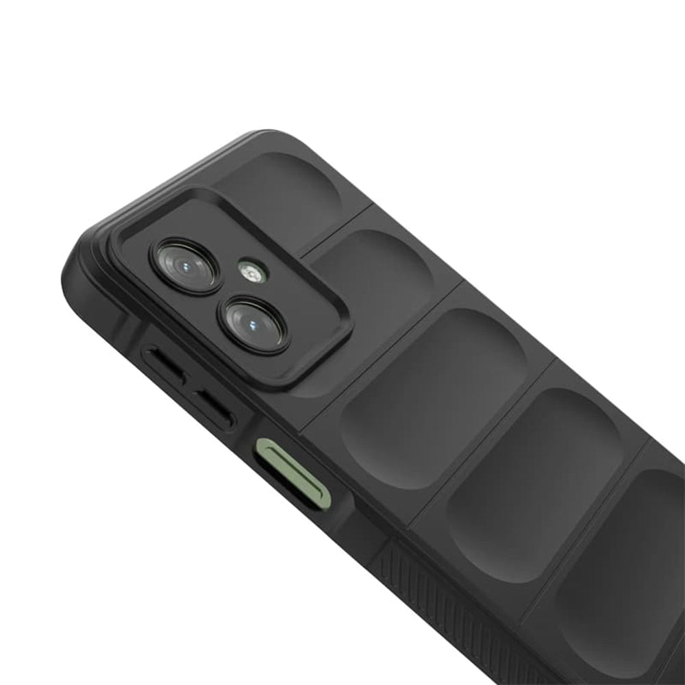 Coque pour Motorola Moto G54, Techsuit, Magic Shield, Noire