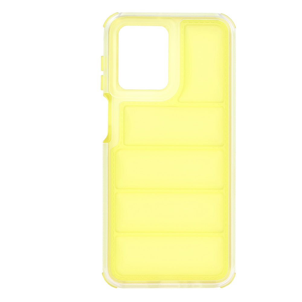 Coque pour Motorola Moto G54, Techsuit, Wave Shield, Jaune