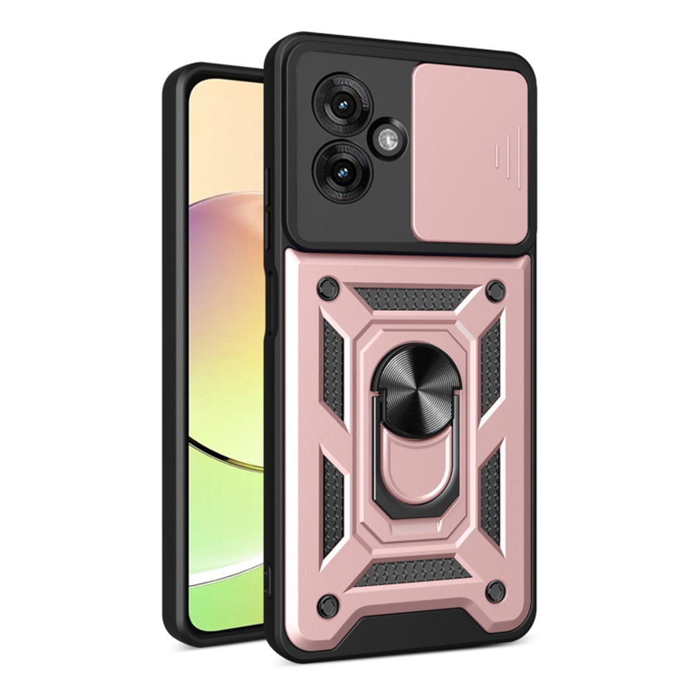 Hoes voor Motorola Moto G55, Techsuit, CamShield, Roze