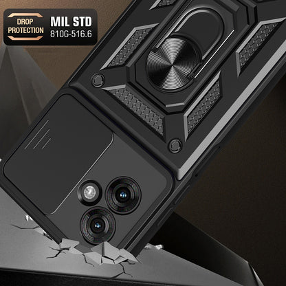 Hoes voor Motorola Moto G55, Techsuit, CamShield, Roze