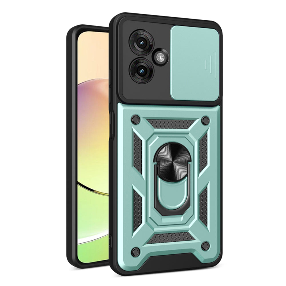 Hoes voor Motorola Moto G55, Techsuit, CamShield, Groen